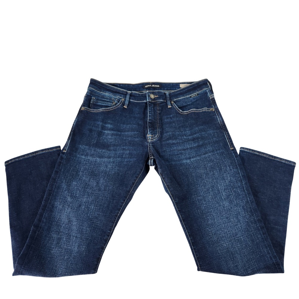 Mavi Jeans Jake‎ Slim Leg Mens 33x30 Dark Wash Indigo Denim 0042226554